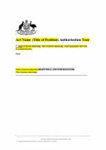 Template - authorisation