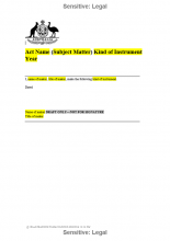 Template - principal instrument