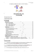word notes