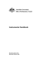 Instruments Handbook March 2026