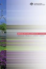 OPC annual report 2024-25 cover page.