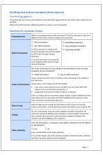 Cover of the DI template (Instruments)